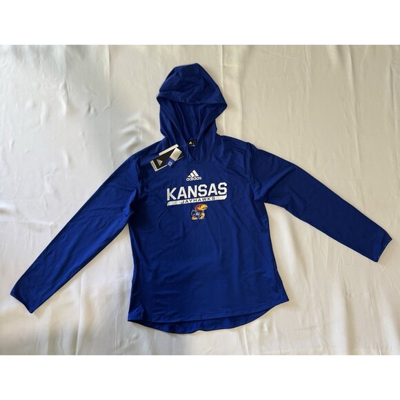 Men's Adidas Kansas Jayhawks Adidas Hoodie Kansas Jayhawks